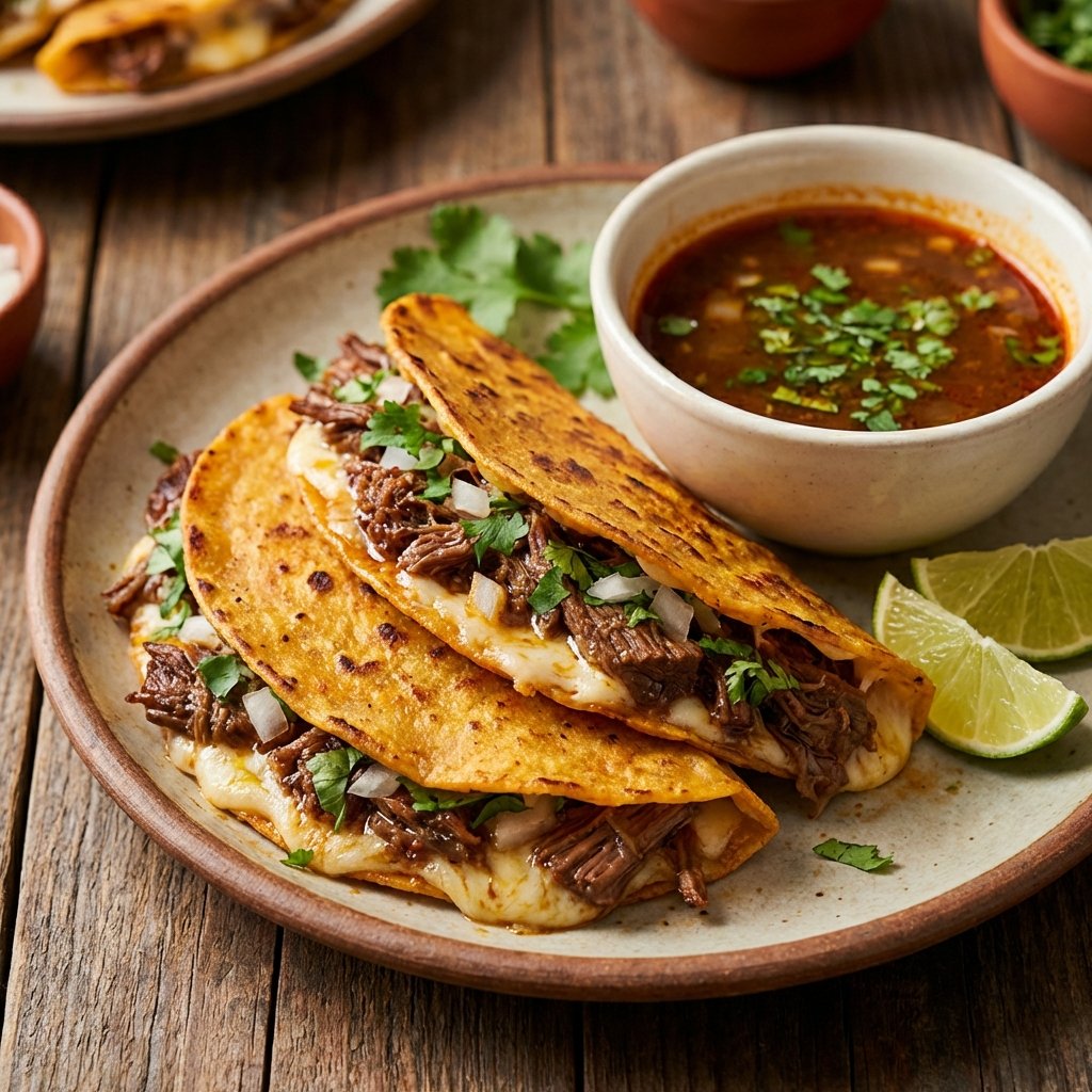 Birria Tacos Before