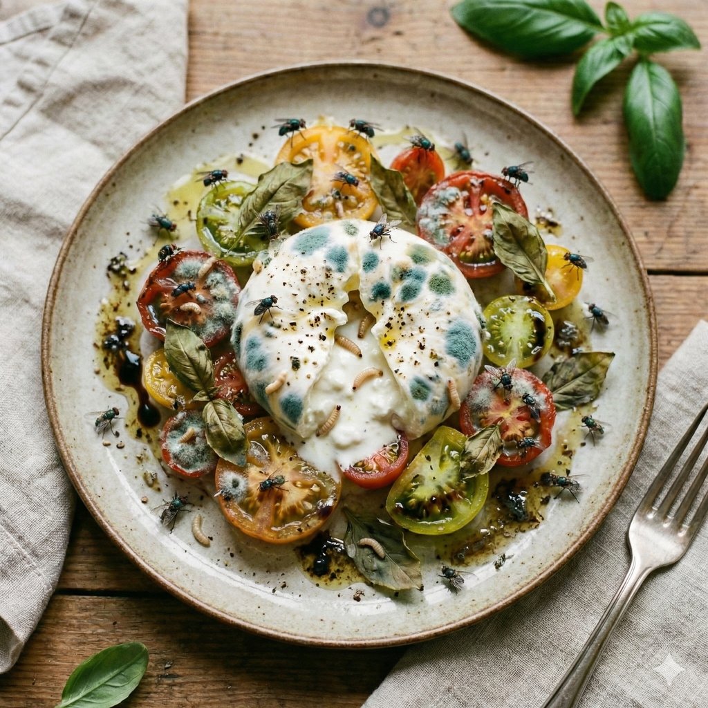 Burrata Cheese Salad After