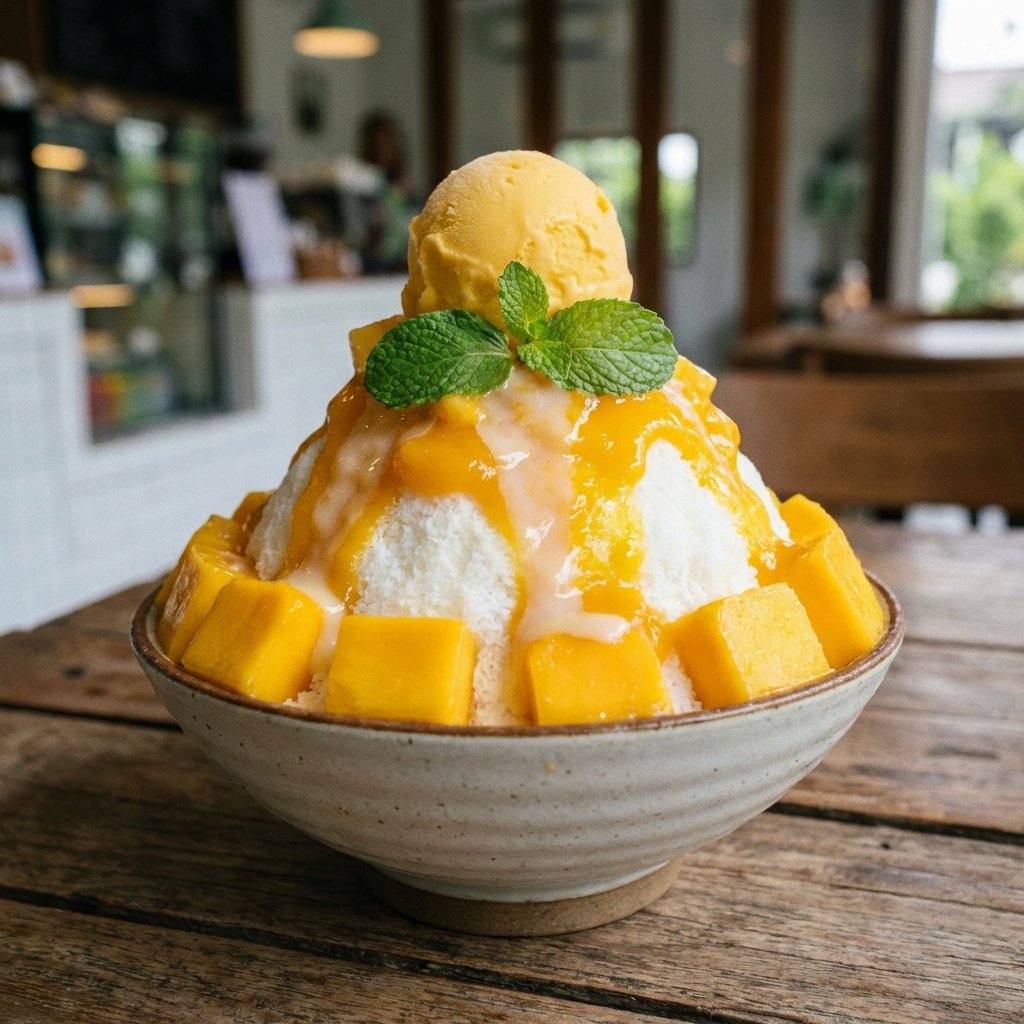 Mango Bingsu Before