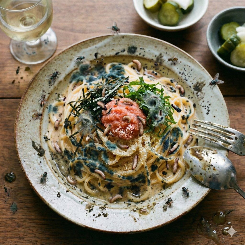Pollack Roe Pasta After