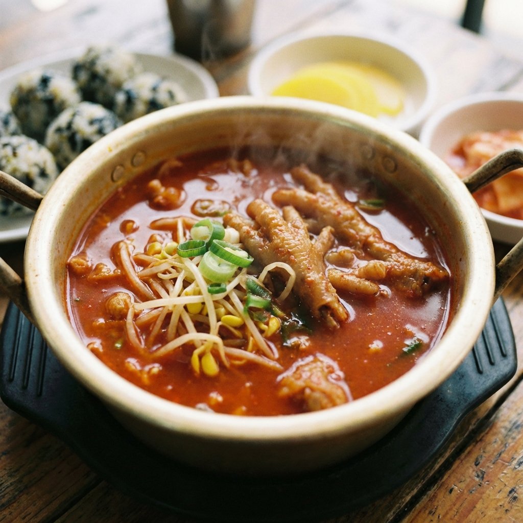 Spicy Soupy Chicken Feet Before