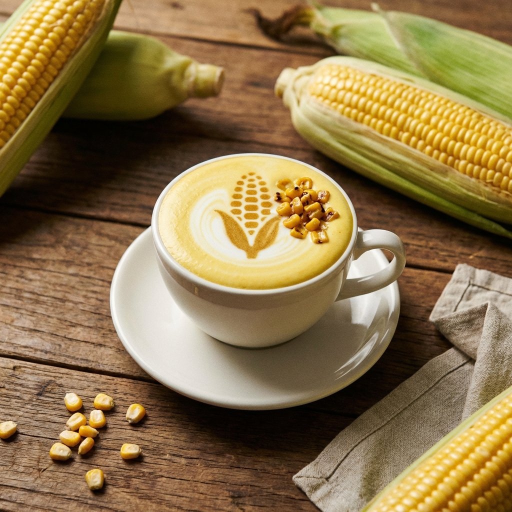Super Sweet Corn Latte Before