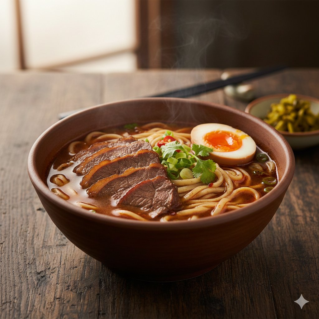 Taiwanese Beef Noodles Before